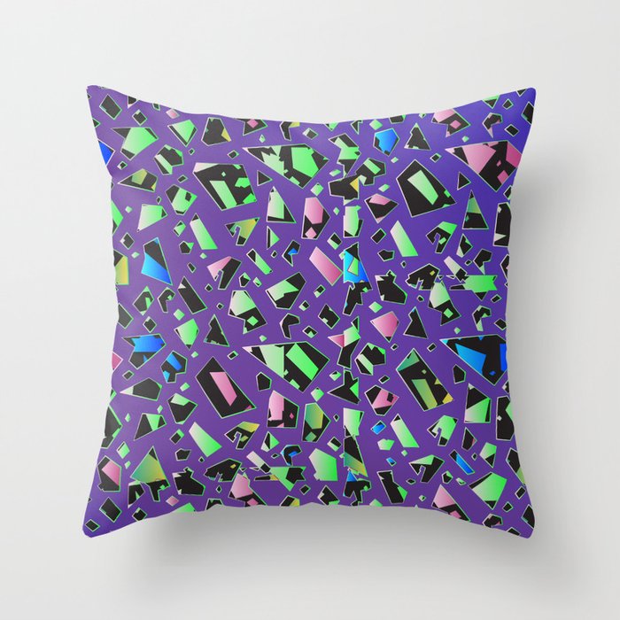 floral funk Throw Pillow