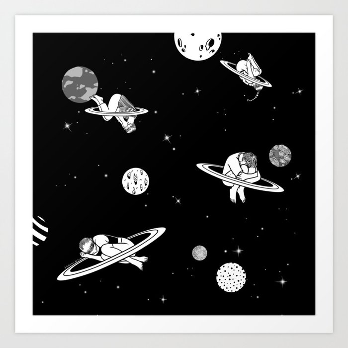 We Are Stars Art Print By Hennkim