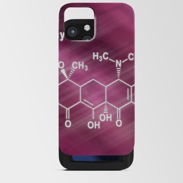 Tetracycline antibiotic, Structural chemical formula iPhone Card Case