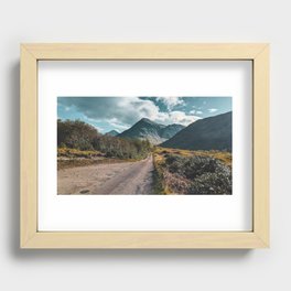 The Road to Glen Etive in Scotland Recessed Framed Print