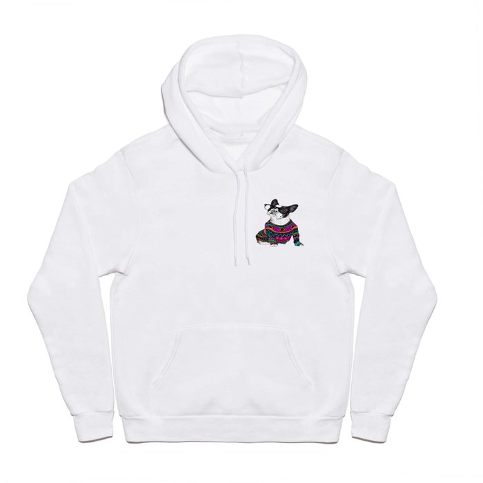 hipster frenchie Hoody