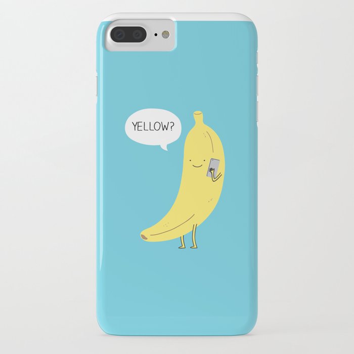 banana on the phone iphone case
