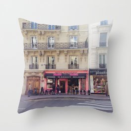 Boulangerie at 6 Arrondissement, Paris Throw Pillow