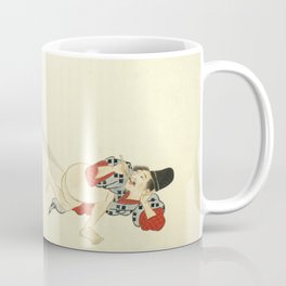 Samurai Farting On A Cat - Funny - Japanese - Samurai Coffee Mug