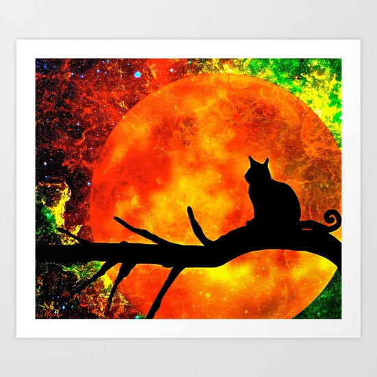 CAT Art Print