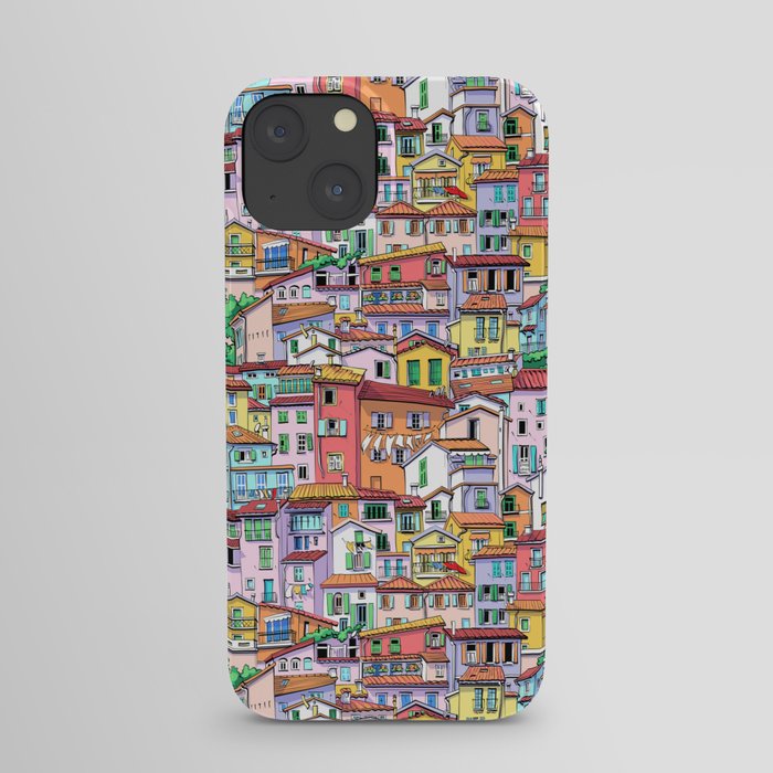 Colorful city iPhone Case