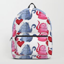 Love Cats for Valentines or Special Occasions Backpack