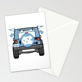 UNC Jeep Stationery Cards