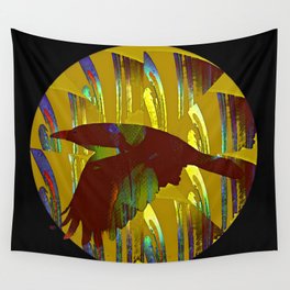 The rook and the moon Wall Tapestry