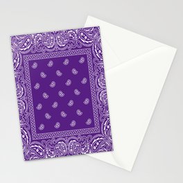 Bandana - Purple Haze  Stationery Card