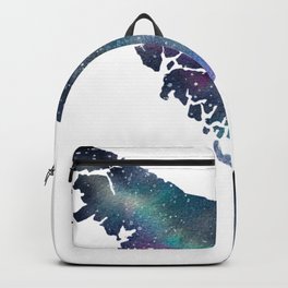 Vancouver Island - Watercolor Galaxy Backpack