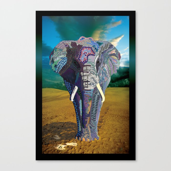 Elephant Time Canvas Print