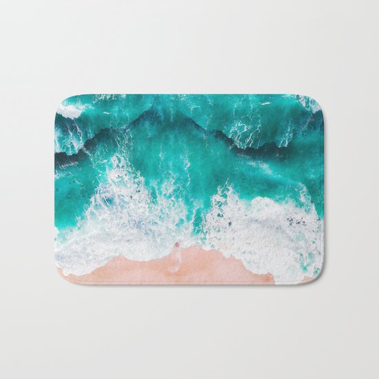 Ocean adventures -drone Bath Mat