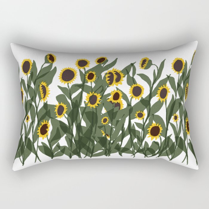 Sunflowers Rectangular Pillow
