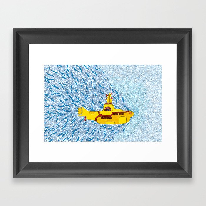 My Yellow Submarine Framed Art Print