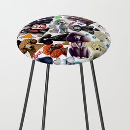 A Plethora of Perfect Poodles Counter Stool
