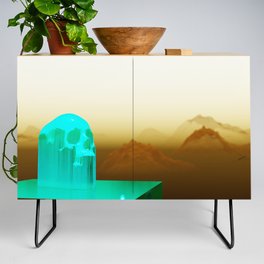 A Skull Fondly Remembering the Desert Credenza