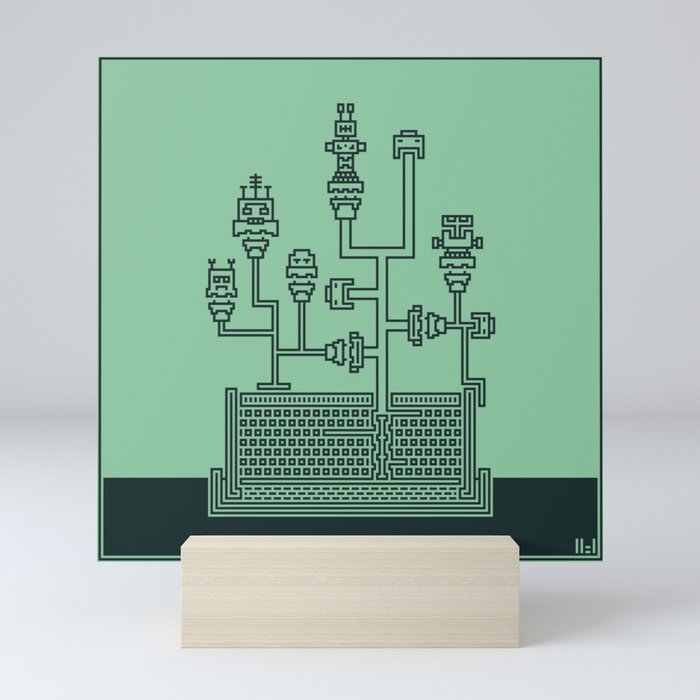 Planticular Robotic Mini Art Print
