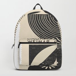 Bauhaus Geometric Pattern Backpack