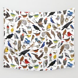 Bird Pattern Wall Tapestry