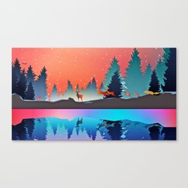 Winter Wildlife Canvas Print