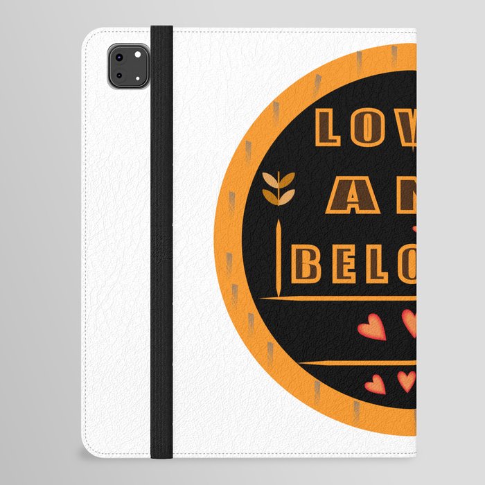 lover and beloved iPad Folio Case