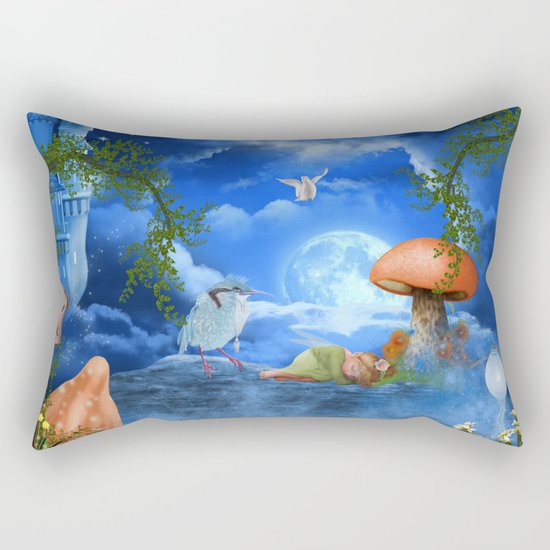 Cute little fairy Rectangular Pillow