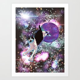 Riggs in Space  Art Print