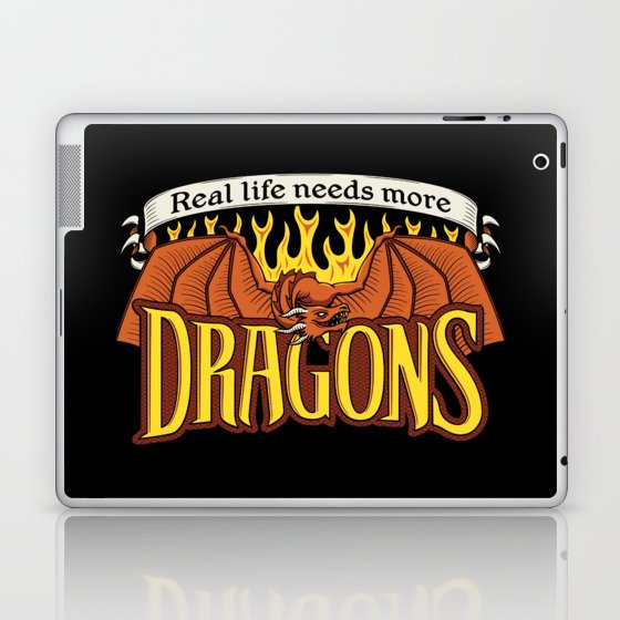 More Dragons Laptop Ipad Skin By Doodledojo Society6