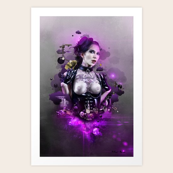 Miss Shadow Art Print
