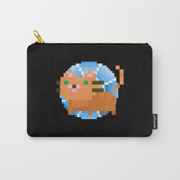 Cats Pixel Gaming Games Art Retro Carry-All Pouch