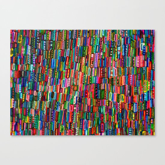 Traffic in India Canvas Print