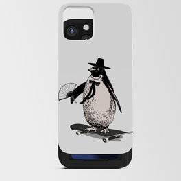 Sunbi Penguin #2 Skateboard iPhone Card Case