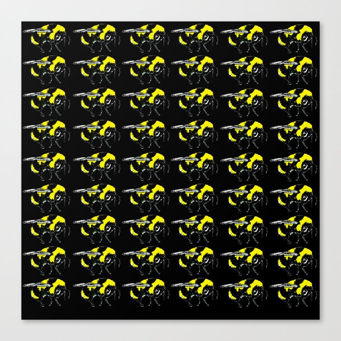 Black bumble bee number 3. 2016 Canvas Print