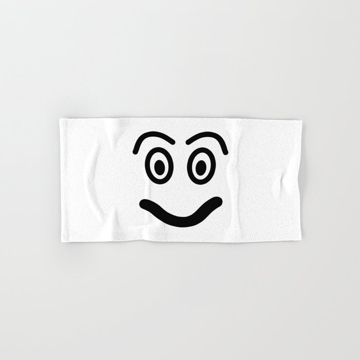 Funny face - smile. Hand & Bath Towel by K.S ART | Society6