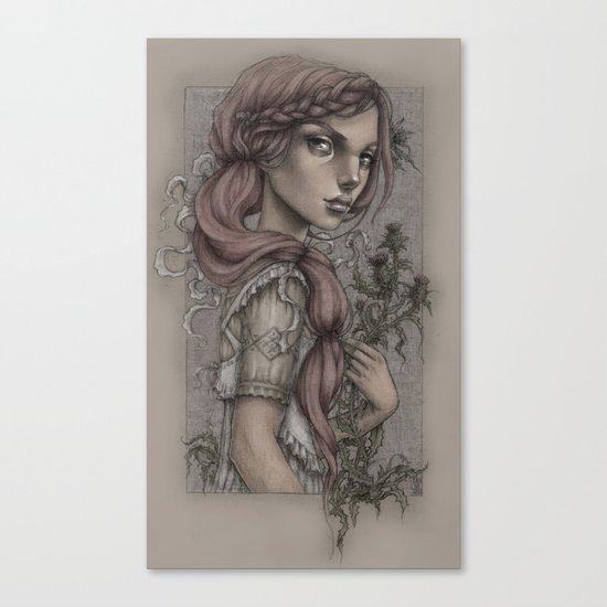Thistles Canvas Print
