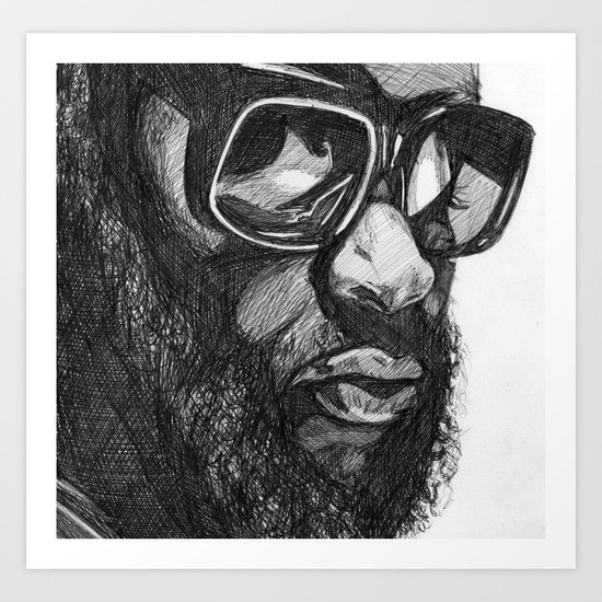 Rick Ross Art Print