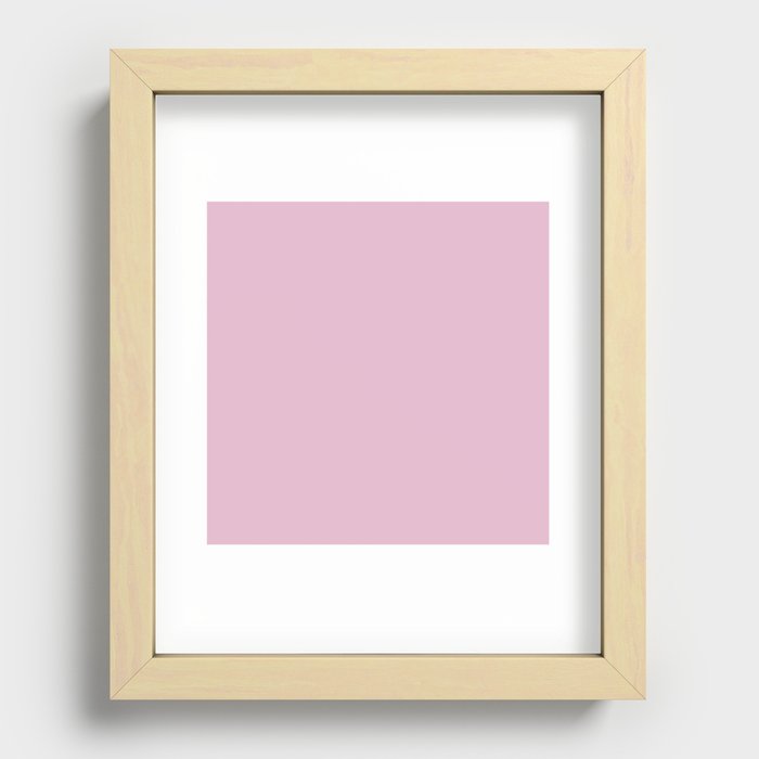 Pink Mist Recessed Framed Print