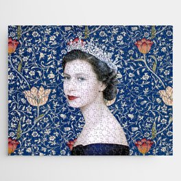 Queen Elizabeth II with Medway Tapestry Jigsaw Puzzle
