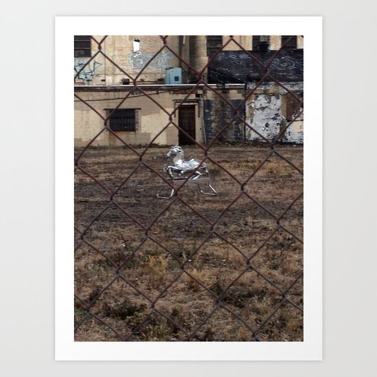 The Silver Hobby Horse 5 Art Print