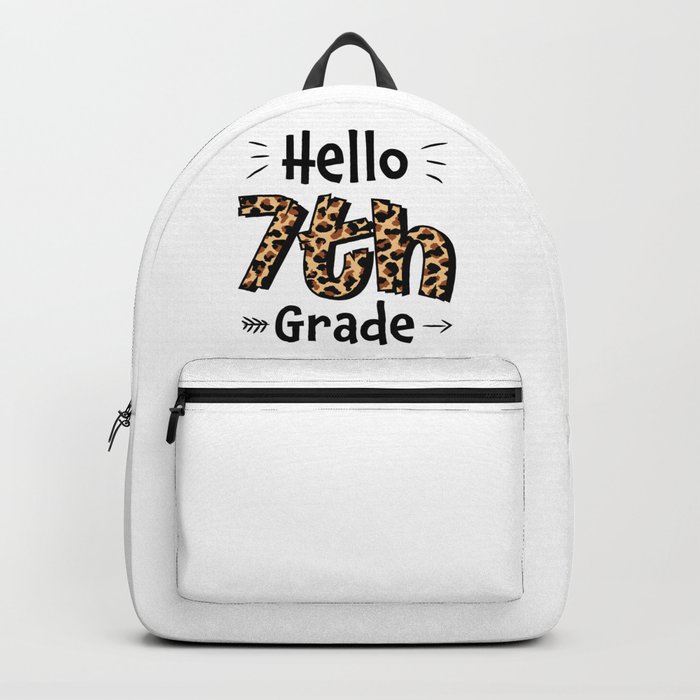 Hello 7th Grade Back To School Backpack