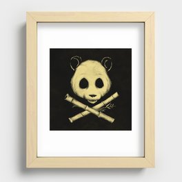 The Jolly Panda Recessed Framed Print