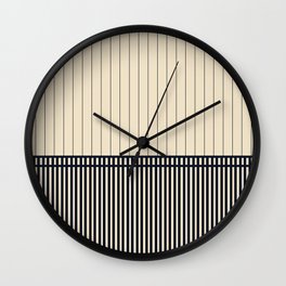 Double Stripes Wall Clock | Minimalist, Techcoverscases, Curtains, Bedding, Abstractgeometric, Bagsbackpacks, Rugs, Homedecor, Moderncontemporary, Walltapestryart 