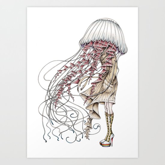 Shroom me up, Jelly Art Print
