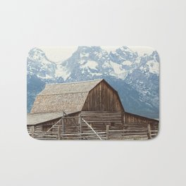 A Rocky Mountain Adventure - The Grand Tetons Bath Mat | National, Nature, Mountain, Mountains, Adventure, Illustration, Grand, Abstract, Graphicdesign, Forest 