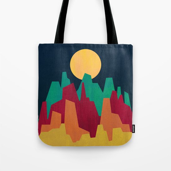 Rocky Landscape Tote Bag