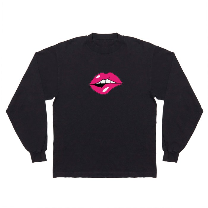 bright multicolored lips Long Sleeve T Shirt