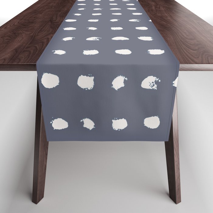 Asphalt pattern Spots Table Runner