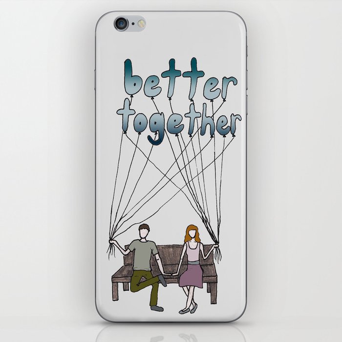 better together iPhone Skin