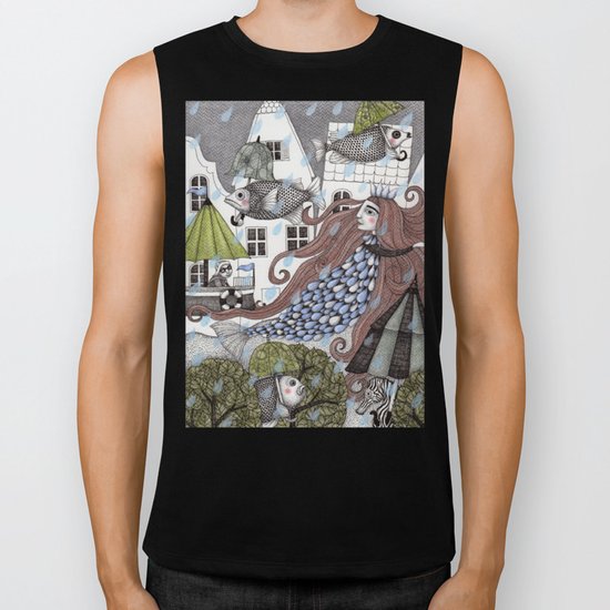 Rainy Days Biker Tank